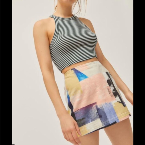 BDG Serafina Mini Skirt in Printed Pelmet - Picture 7 of 7